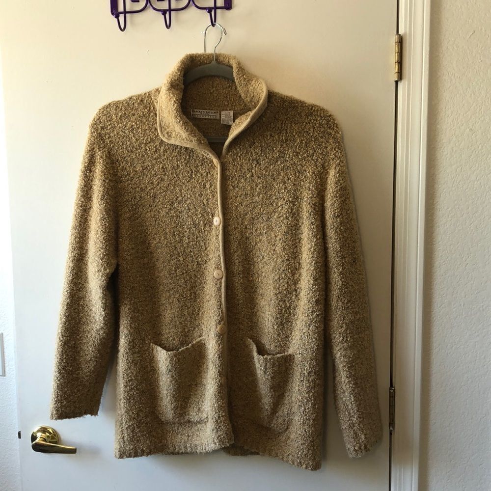 Carolyn Taylor Essentials Button Up Cardigan Size… - image 1